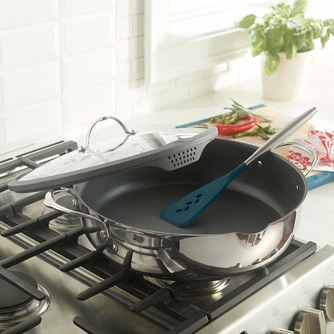 PRINCESS HERITAGE SIGNATURE 13" Nonstick Straining Skillet 10604 New Retail $274