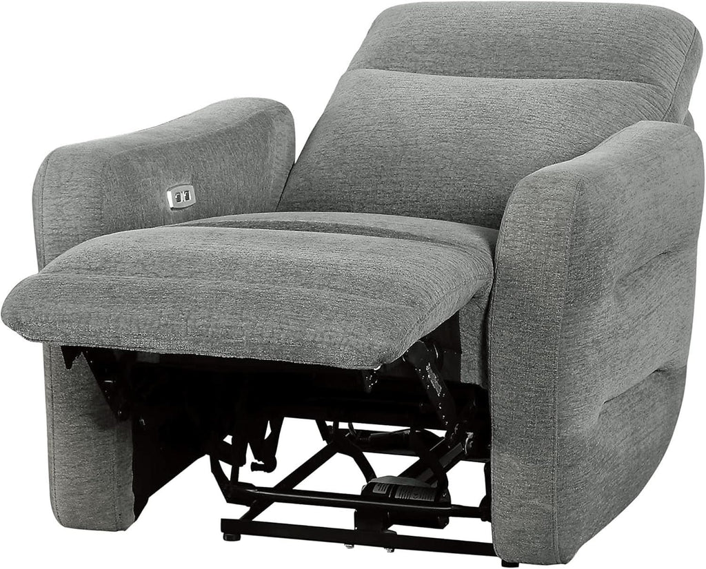 Rainwood Wallhugger Power Reclining 3 Piece Dove Gray