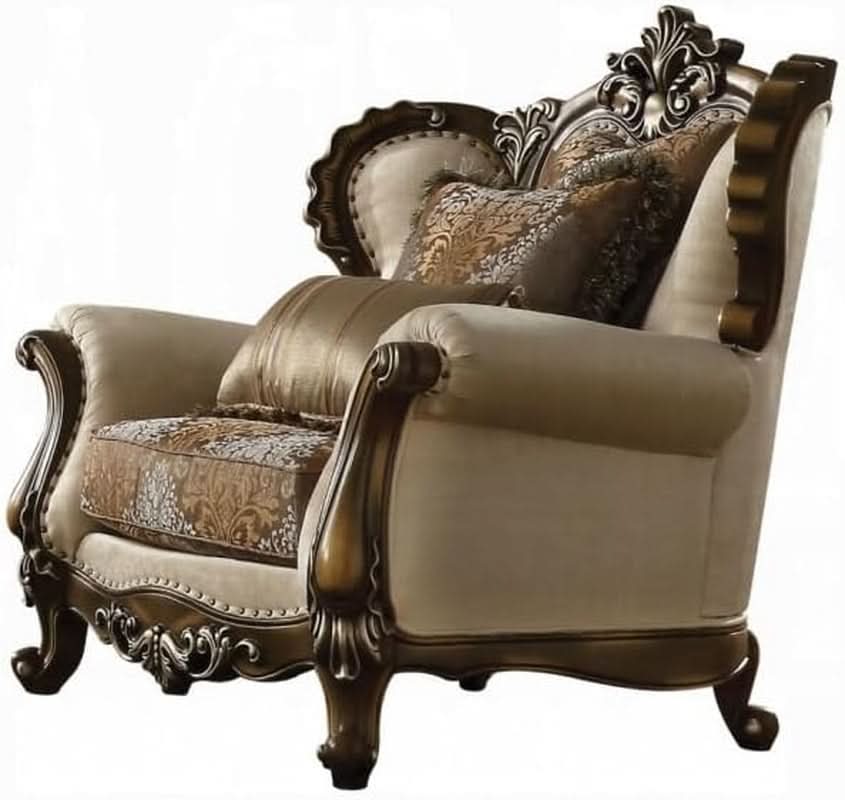 4 Piece Traditional Living Room Set With 91In Sofa Loveseat Chair Coffee Table