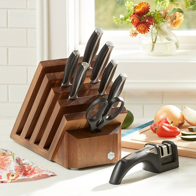Princess House Culinario Series II 9-Pc Knife Block Set 10119 NIB retail $676