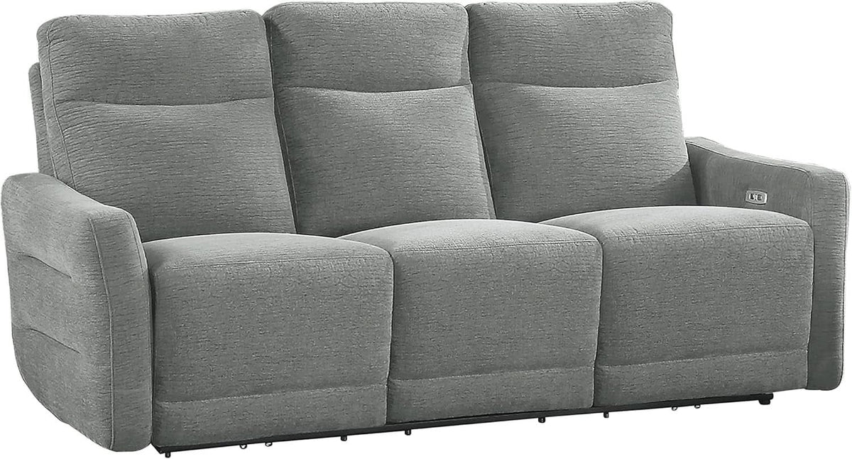 Rainwood Wallhugger Power Reclining 3 Piece Dove Gray