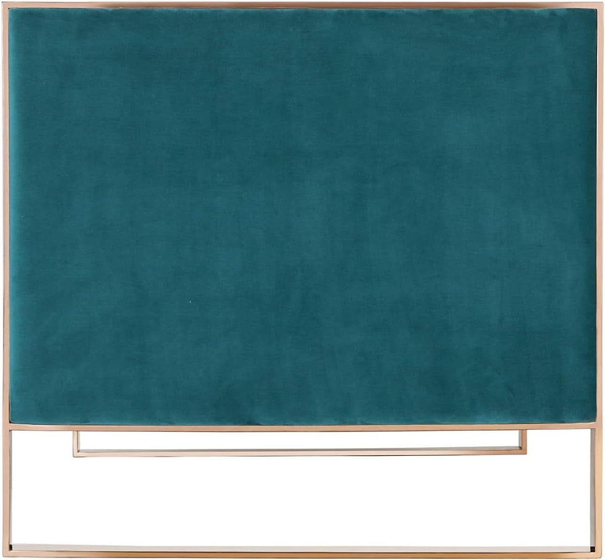 57 Inch Teal Velvet Loveseat For Living Room High Density Foam