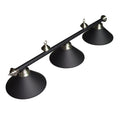 3-Shade Billiard Light - Black