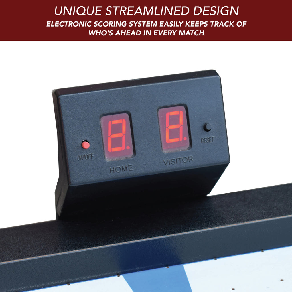 Face-Off 60-in Air Hockey Table with LED Scoring