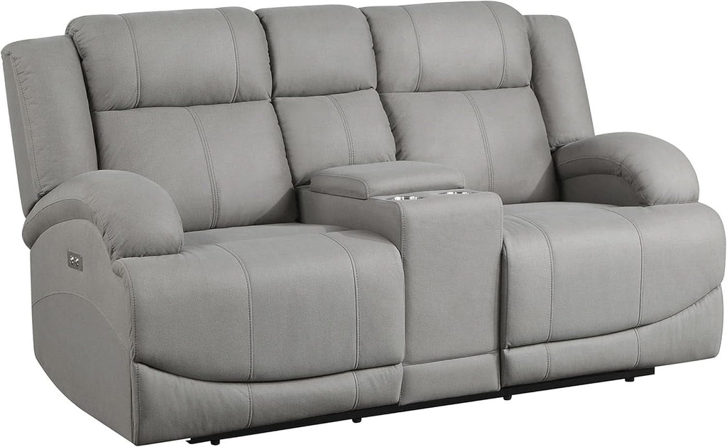 Landwood 3 Piece Power Reclining Living Room Set Gray