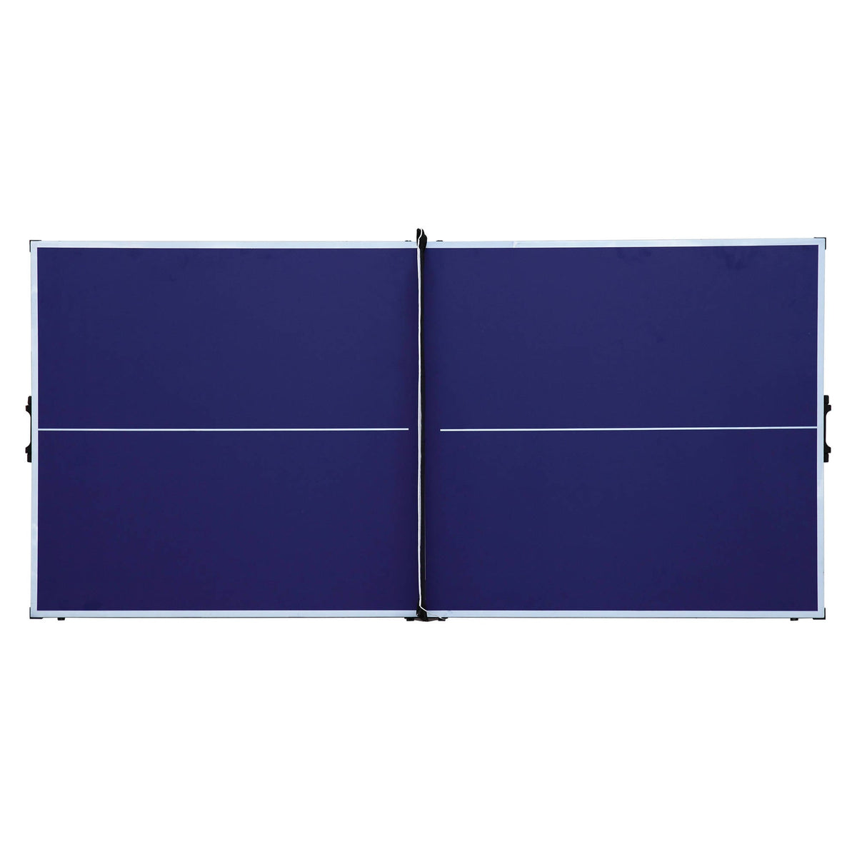 Crossover 5-ft Midsize 12mm Table Tennis Table - Portable - Blue