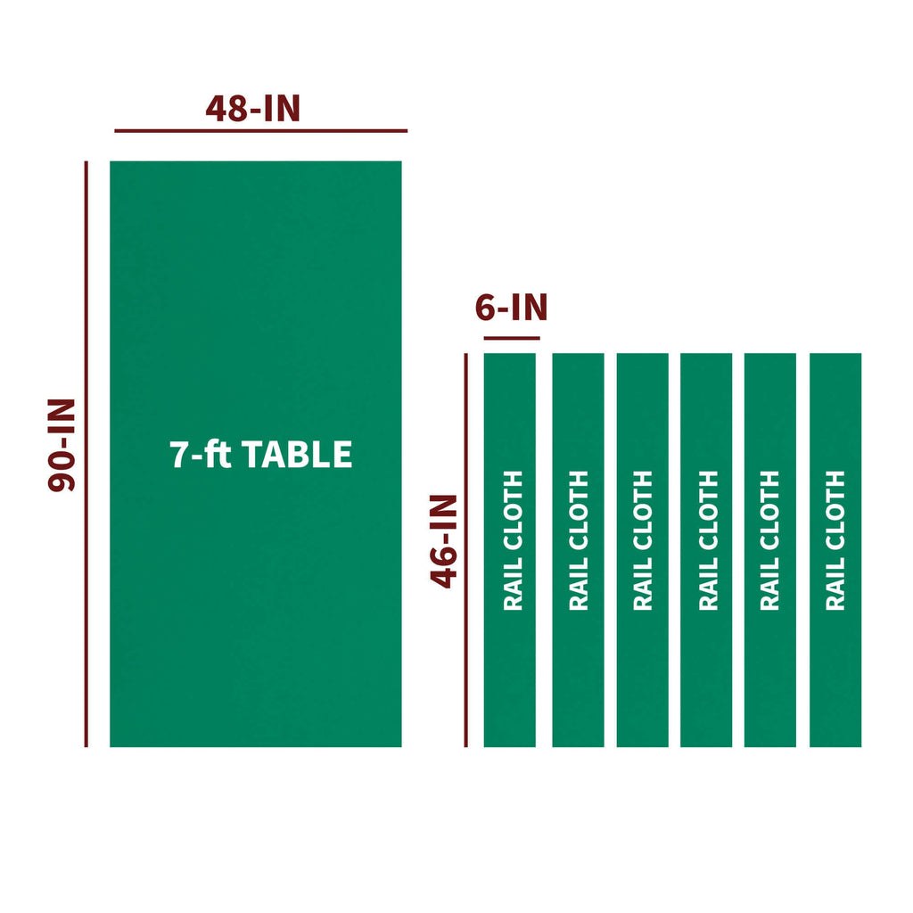 Saturn II Billiard Cloth Pool Table Felt - 7-ft