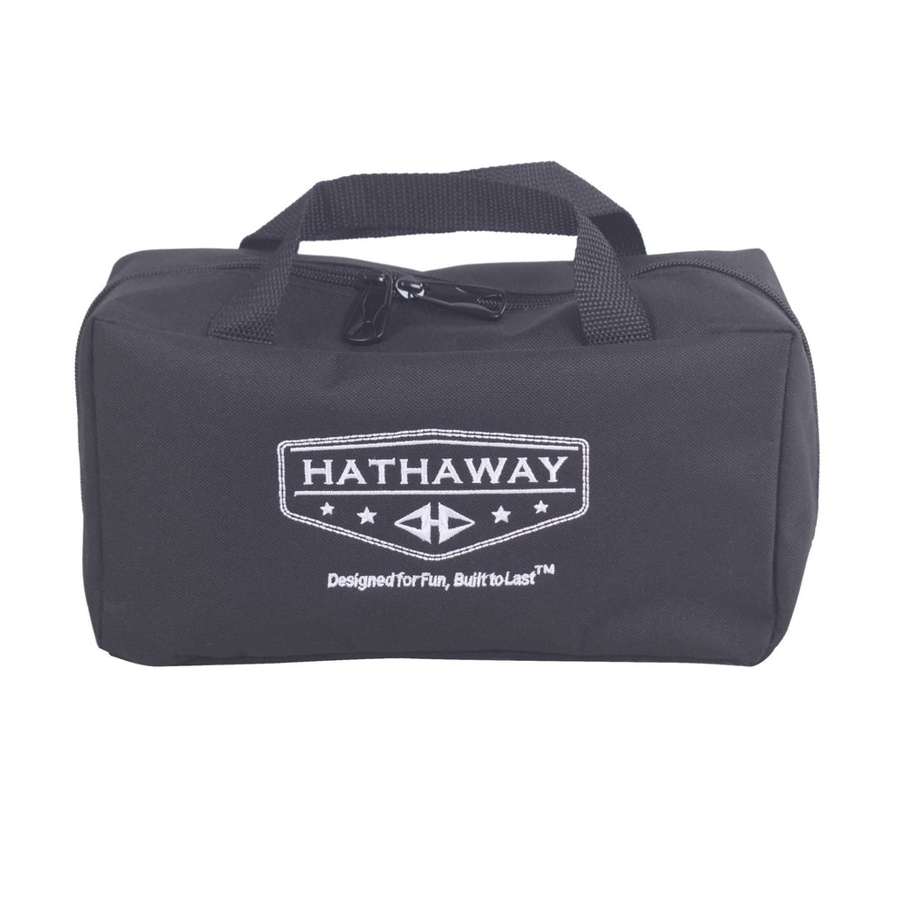 Regulation Cornhole Bag Set with Included Case – Red/Blue