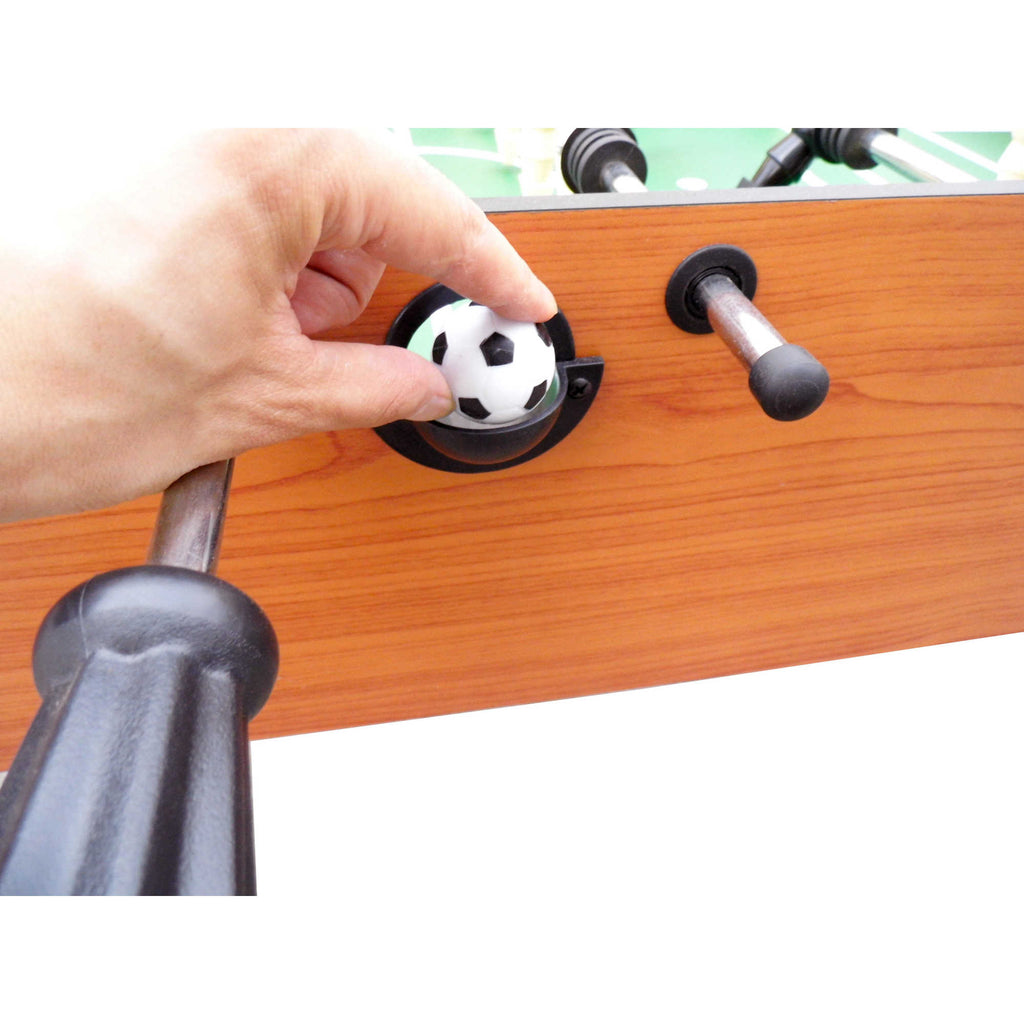 Hurricane 54-Inch Foosball Table with Light Cherry Finish, Analog Scoring and Accessories