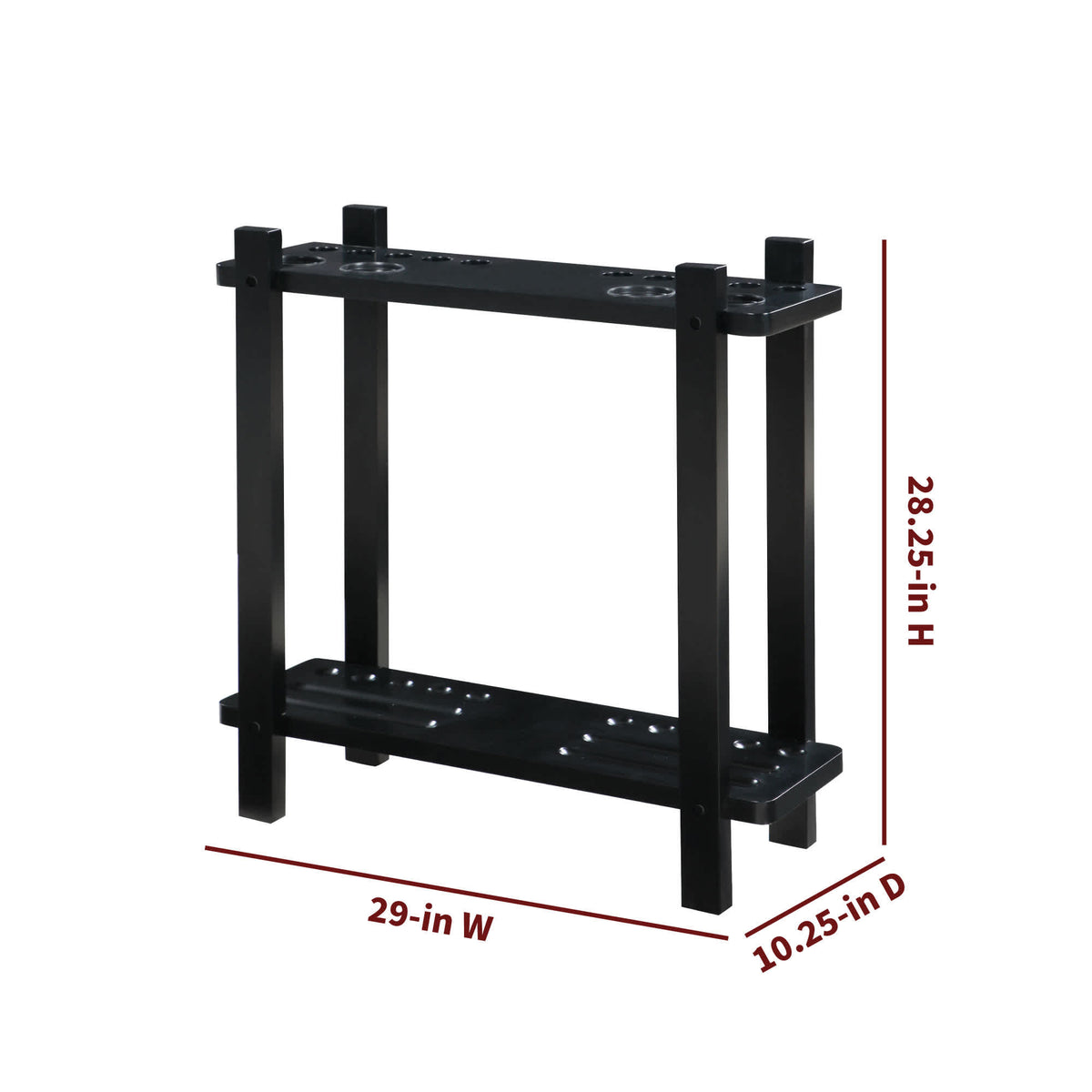 Classic Floor Billiard Pool Cue Rack