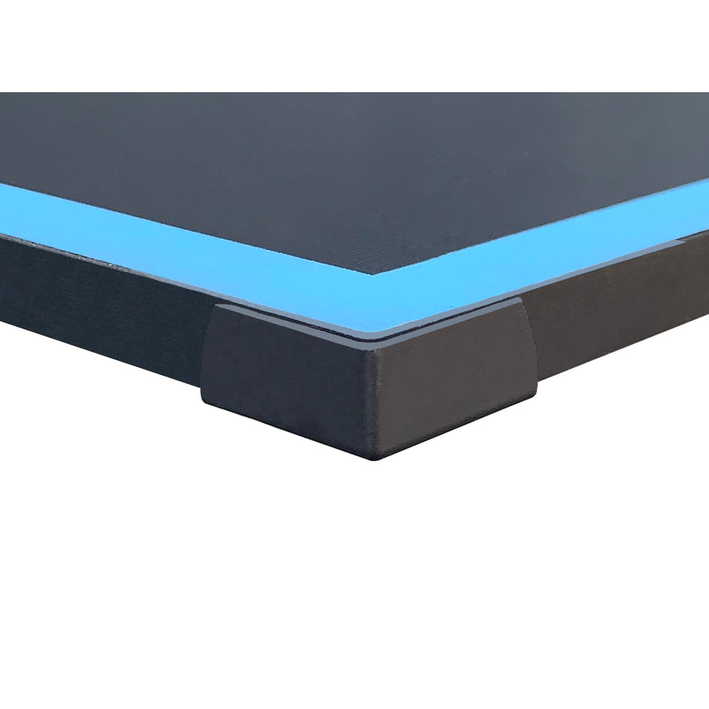 Unity 4 Piece 15mm Table Tennis Table - Char Grey