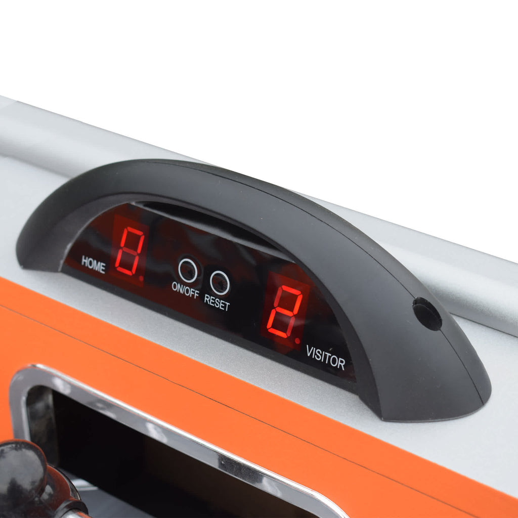 Trailblazer 56-in Foosball Table - Black Silver and Orange