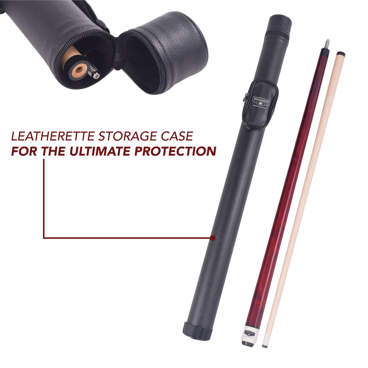 Conquest 58-in Cue Stick and Case Set