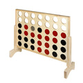 Quattro 31-in Four-in-a-Row Solid Pinewood Game Set