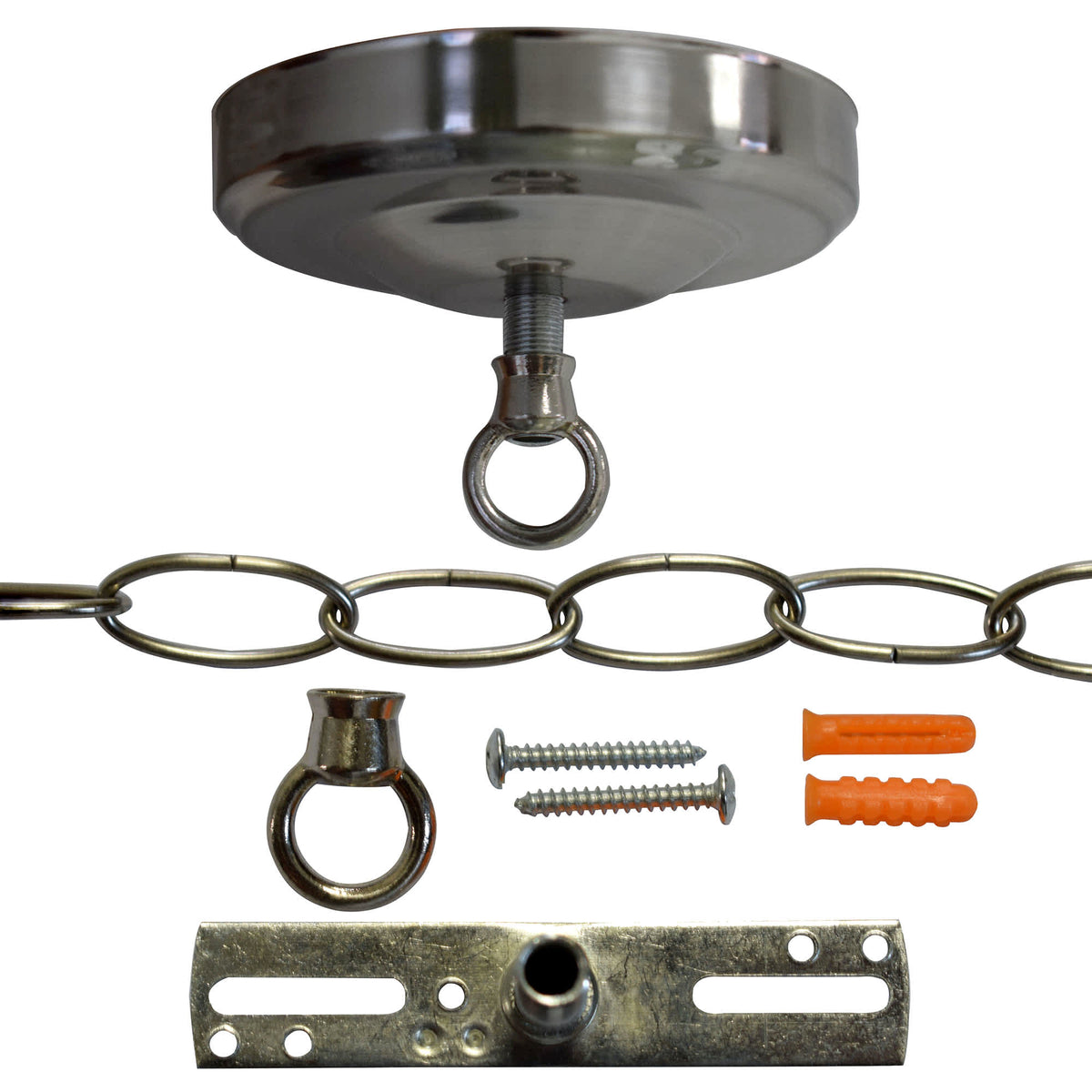 3 Shade Billiard Light - Soft Brushed Stainless Steel