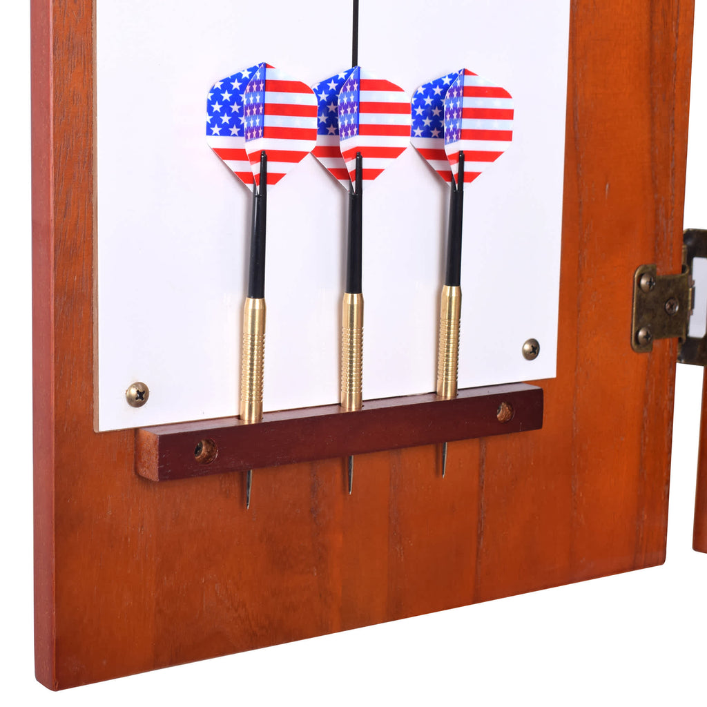 Centerpoint Bristle Dartboard and Solid Wood Cabinet