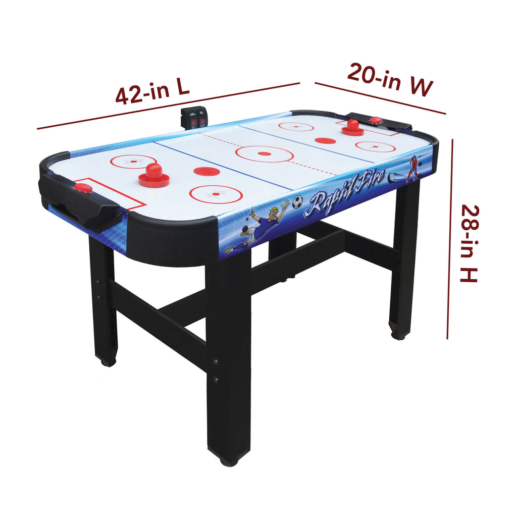 Rapid Fire 42-in Air Hockey 3-in-1 Multi-Game Table