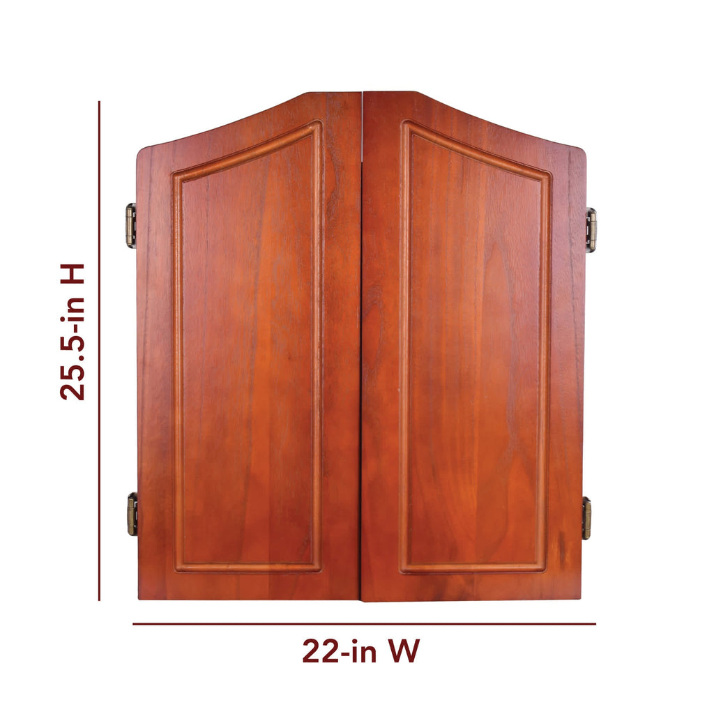 Centerpoint Bristle Dartboard and Solid Wood Cabinet