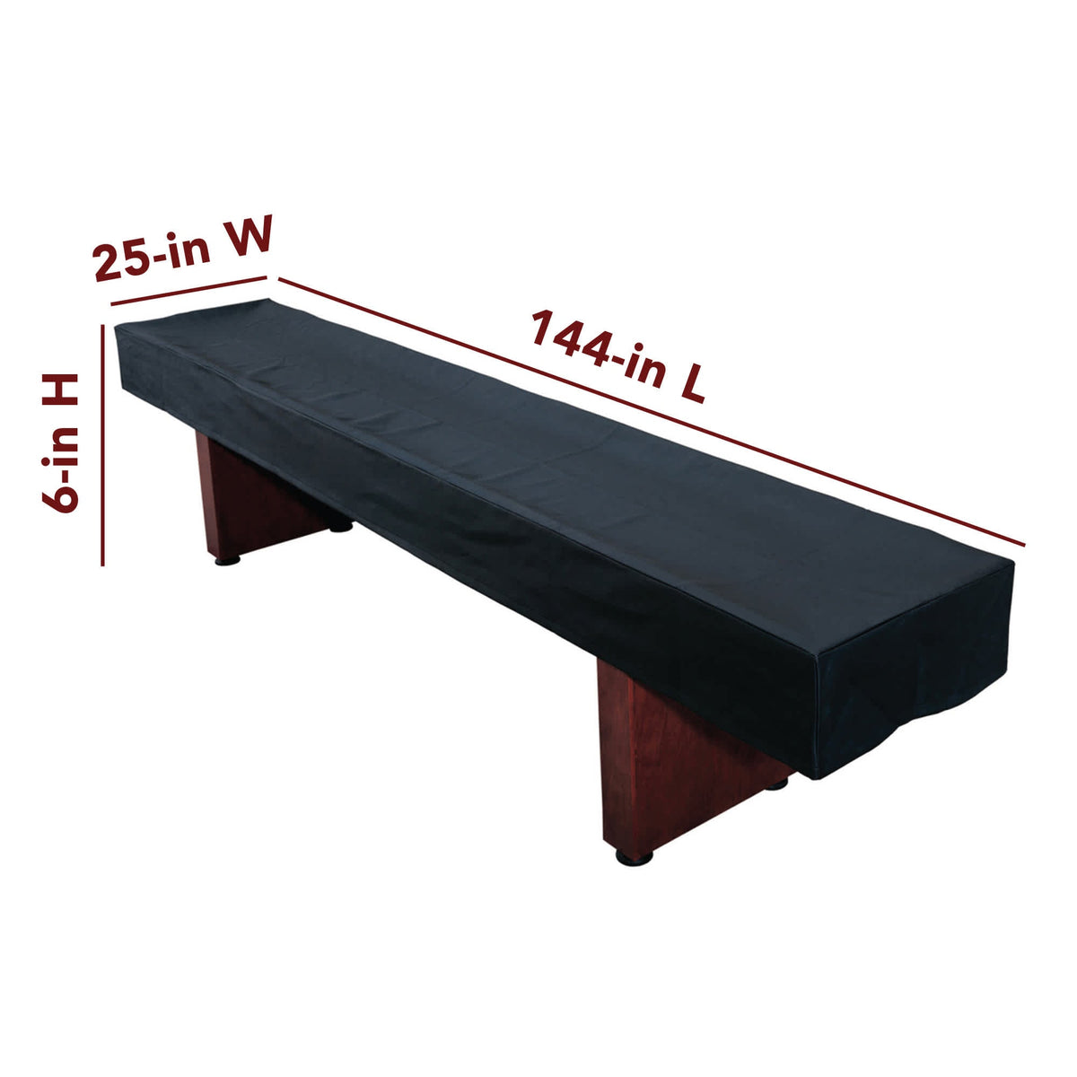 Shuffleboard Table Cover - Black