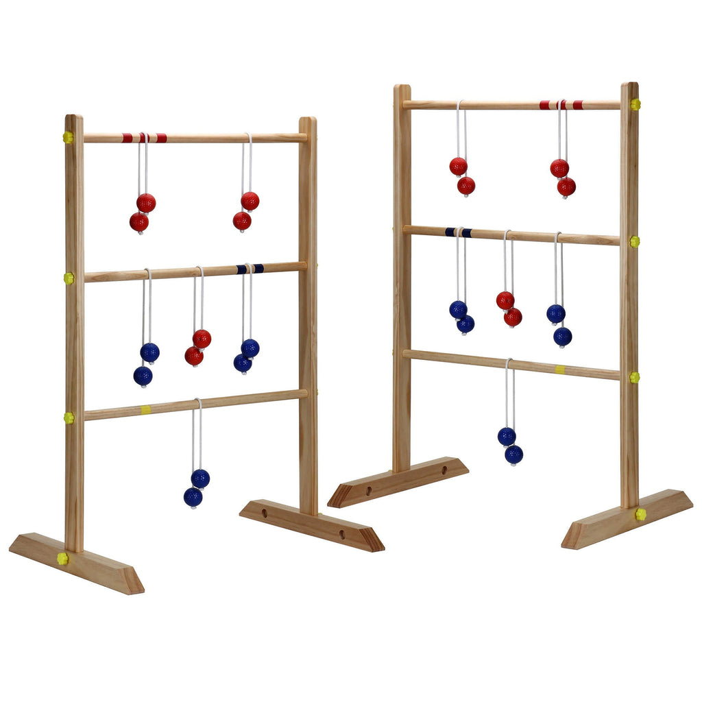 Solid Wood Ladder Toss Game Set