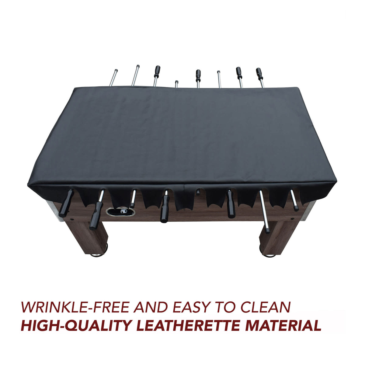 Foosball Table 54-in Foosball Table Cover - Fitted -Black