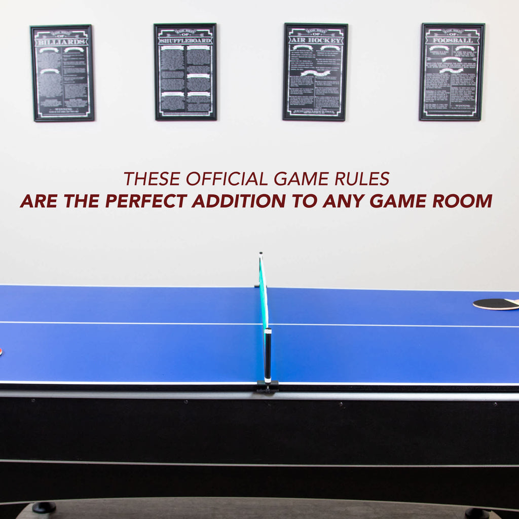 Game Rules Wall Art