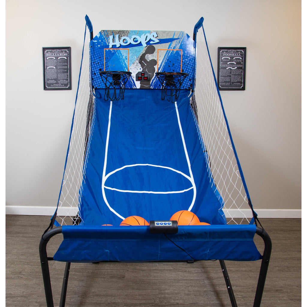 Hoops 81-in Dual Basketball Arcade Game with LED Scoring