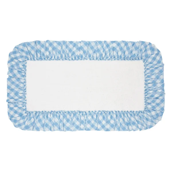 Annie Buffalo Blue Check Bathmat 27x48 - Image 4